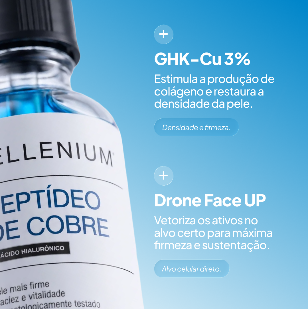 Sérum Peptídeo de Cobre GHK-Cu