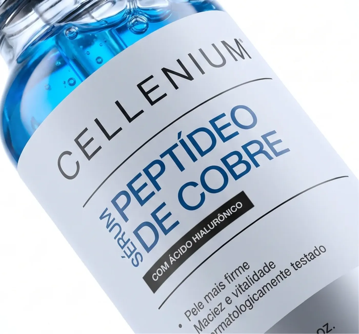 Rótulo do sérum Cellenium